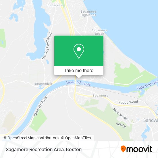 Sagamore Recreation Area map