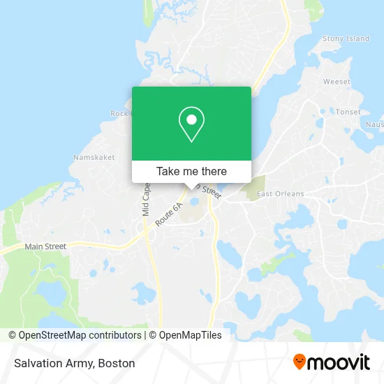 Salvation Army map