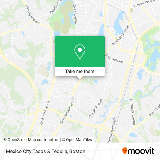 Mexico City Tacos & Tequila map