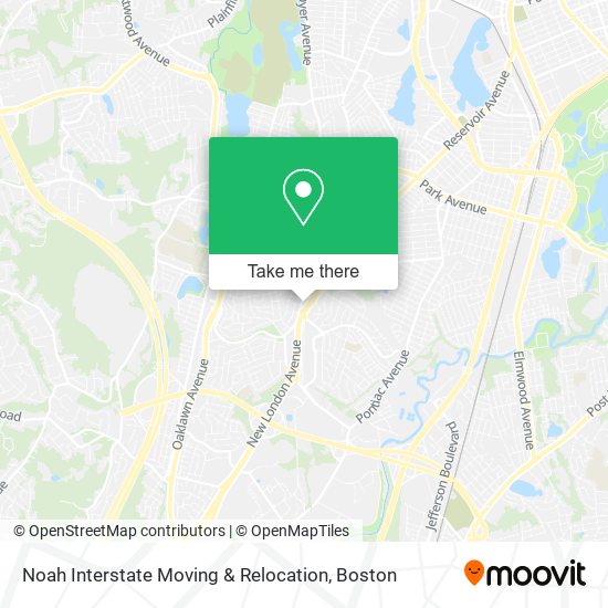 Mapa de Noah Interstate Moving & Relocation