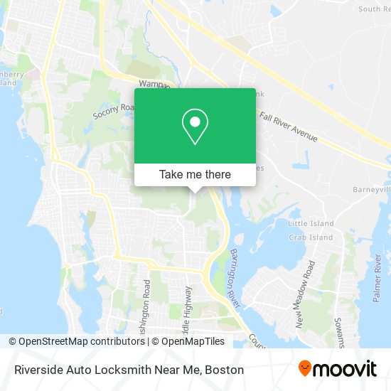 Mapa de Riverside Auto Locksmith Near Me