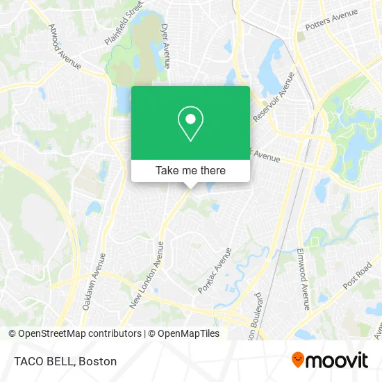 Mapa de TACO BELL