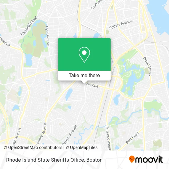 Rhode Island State Sheriffs Office map