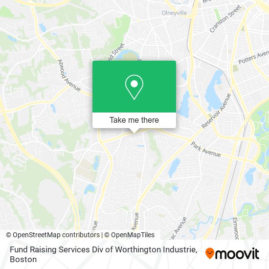 Fund Raising Services Div of Worthington Industrie map