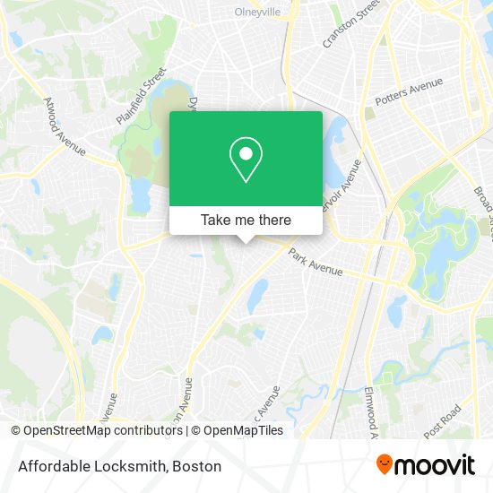 Mapa de Affordable Locksmith