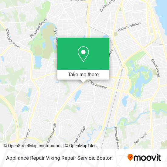 Appliance Repair Viking Repair Service map