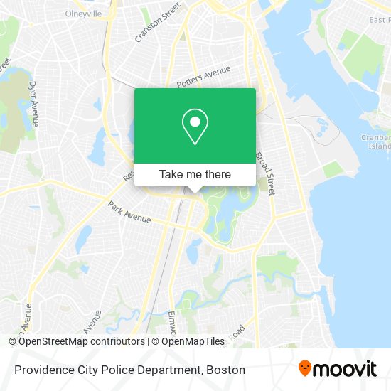 Mapa de Providence City Police Department