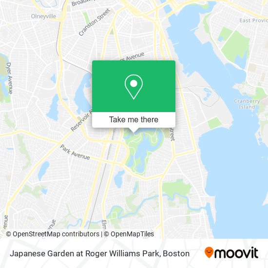 Mapa de Japanese Garden at Roger Williams Park