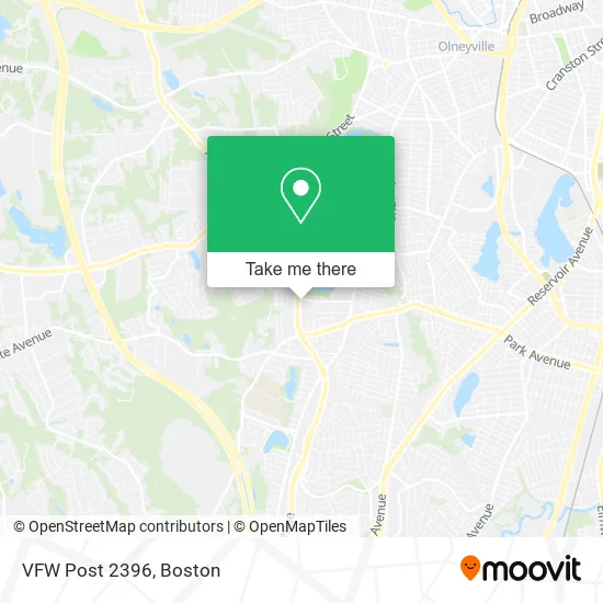 Mapa de VFW Post 2396