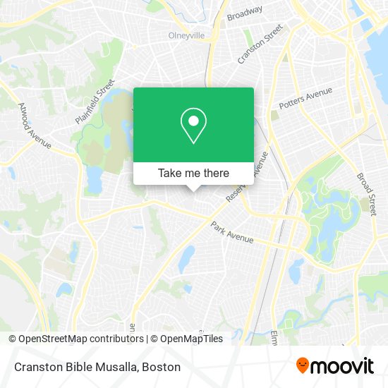 Cranston Bible Musalla map