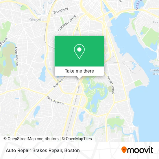 Auto Repair Brakes Repair map
