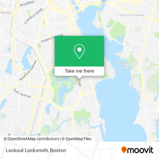 Lockout Locksmith map