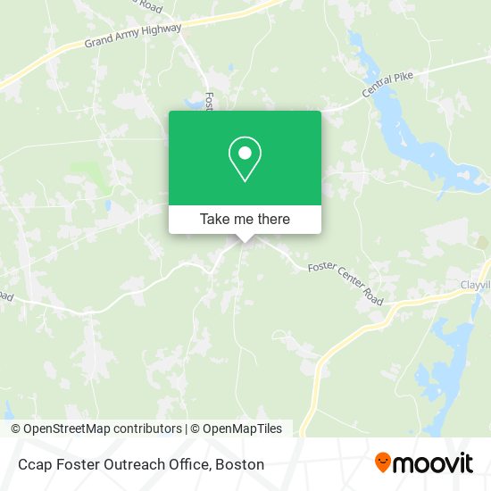 Ccap Foster Outreach Office map