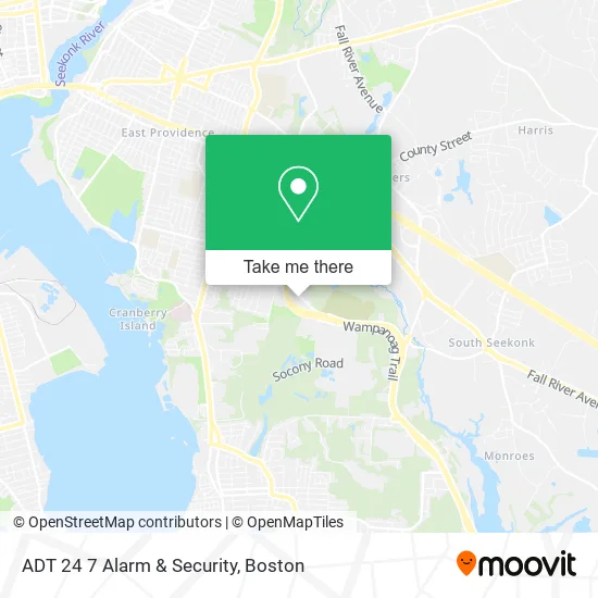 ADT 24 7 Alarm & Security map