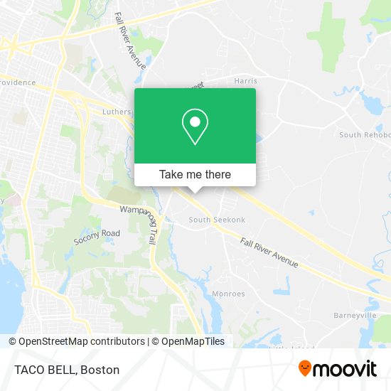 TACO BELL map