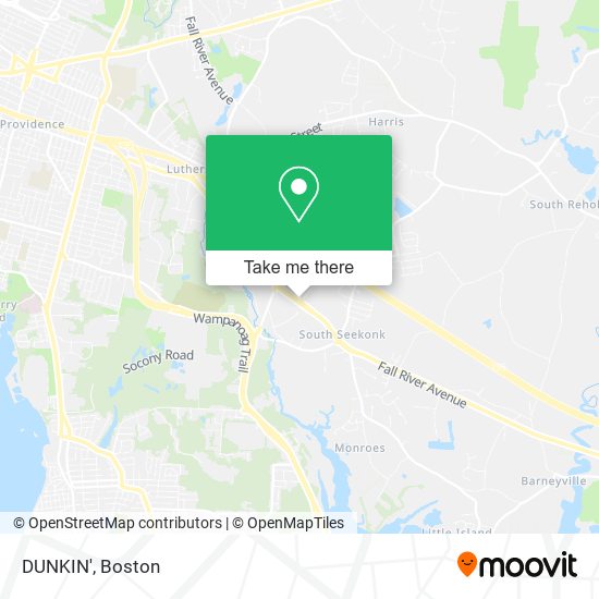 DUNKIN' map