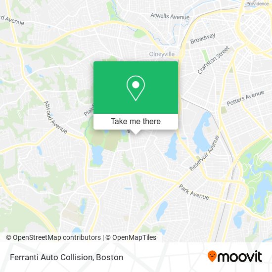Ferranti Auto Collision map