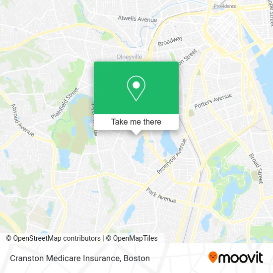 Cranston Medicare Insurance map