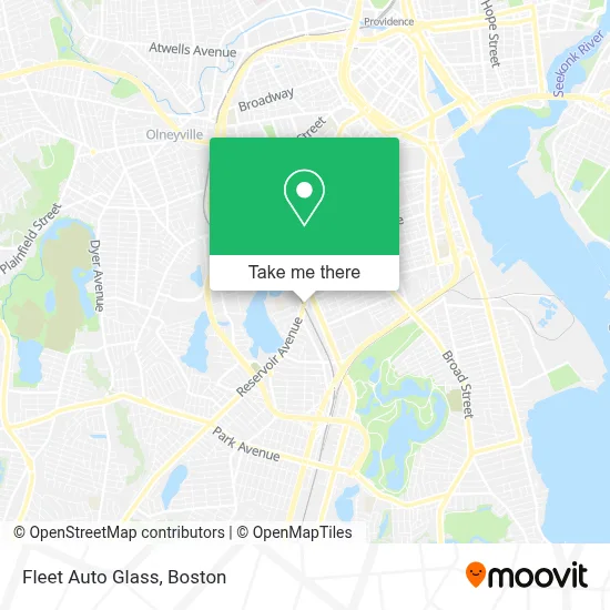 Fleet Auto Glass map