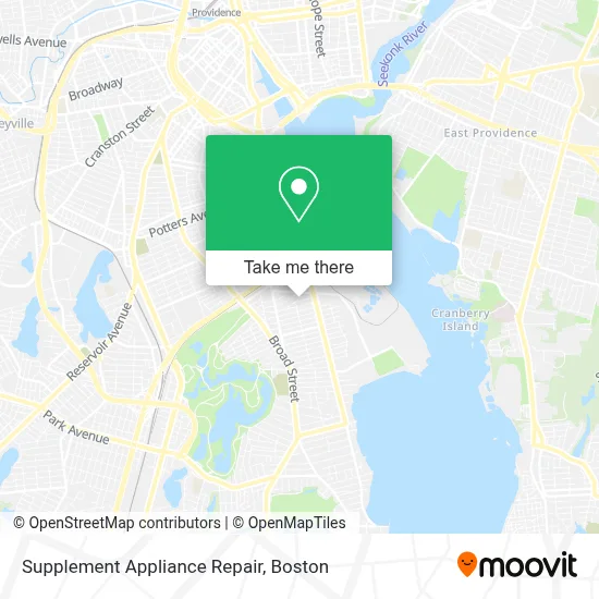 Supplement Appliance Repair map