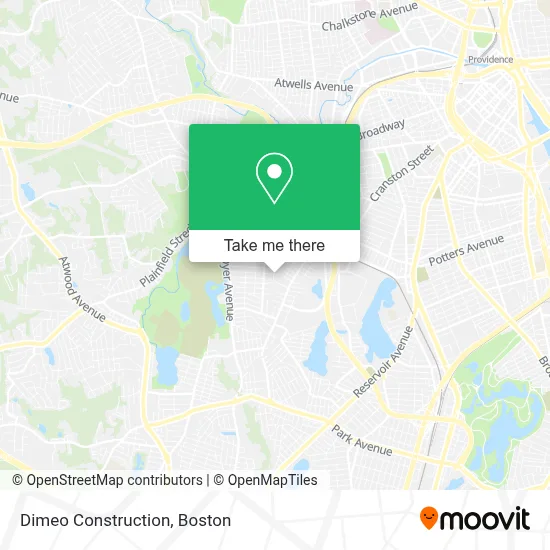 Dimeo Construction map