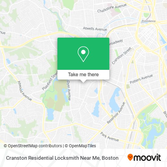 Cranston Residential Locksmith Near Me map