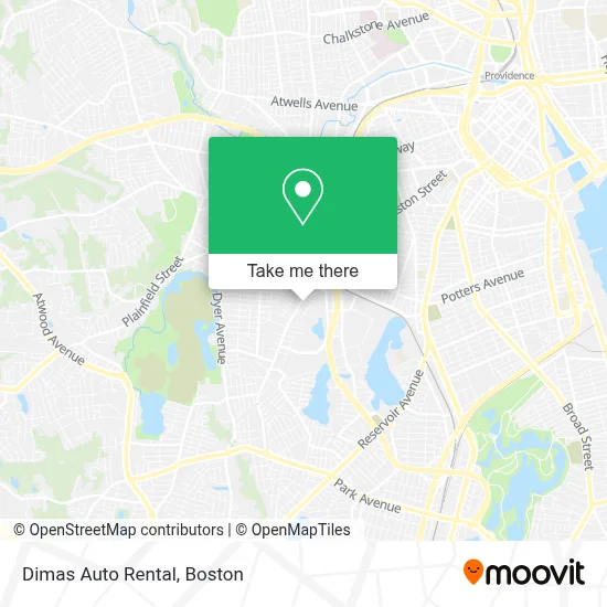 Dimas Auto Rental map