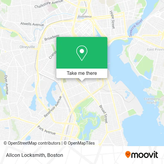 Allcon Locksmith map