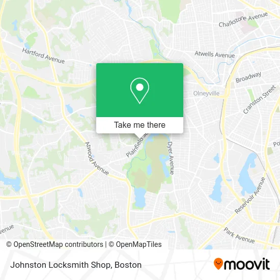 Johnston Locksmith Shop map