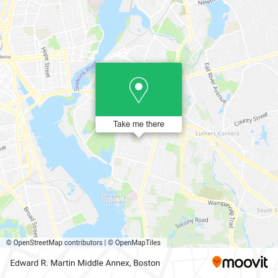 Edward R. Martin Middle Annex map