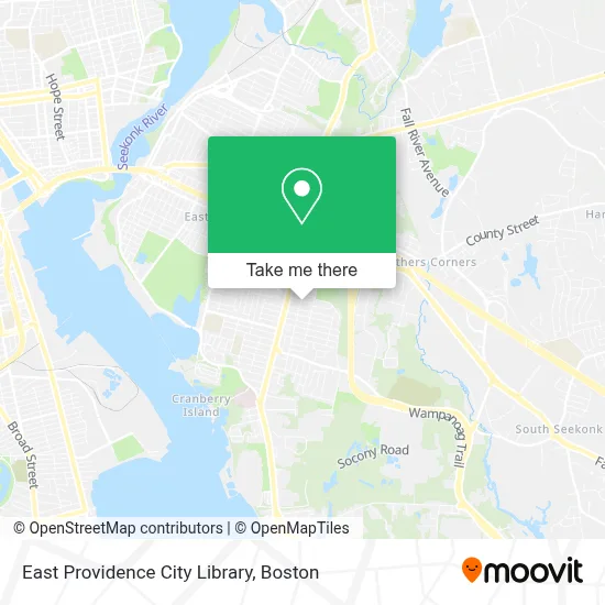 East Providence City Library map
