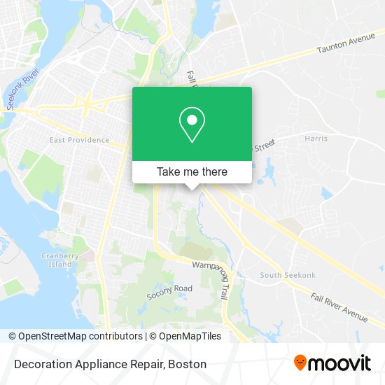 Mapa de Decoration Appliance Repair
