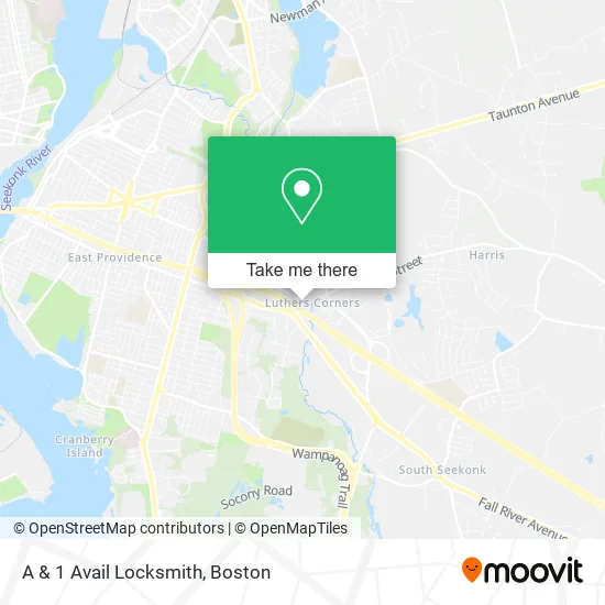 Mapa de A & 1 Avail Locksmith