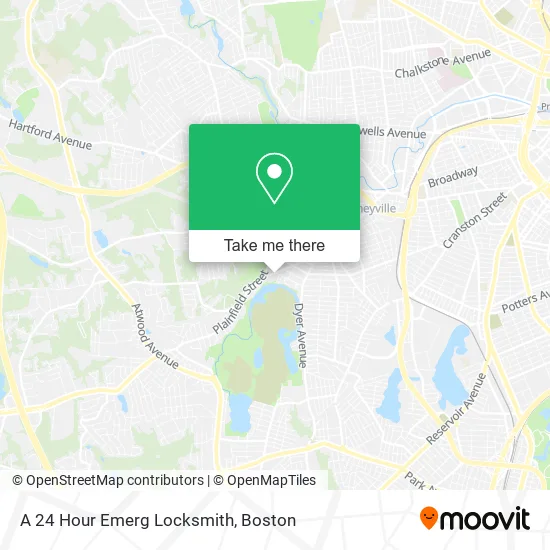 Mapa de A 24 Hour Emerg Locksmith