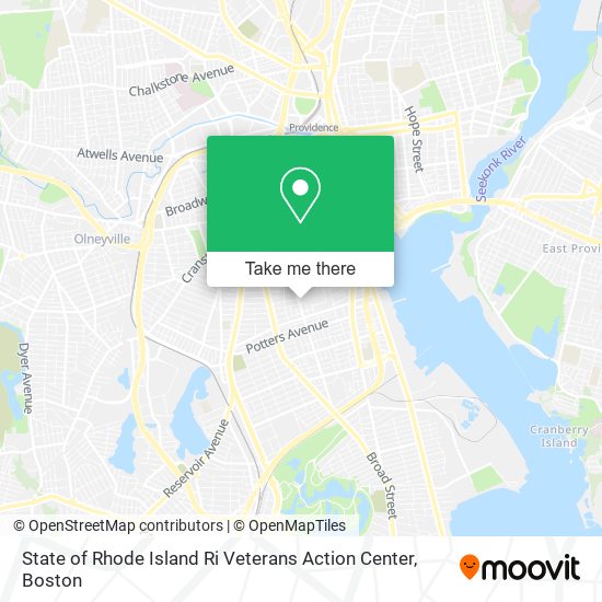 Mapa de State of Rhode Island Ri Veterans Action Center