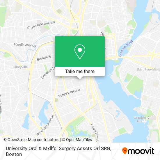 Mapa de University Oral & Mxllfcl Surgery Asscts Orl SRG