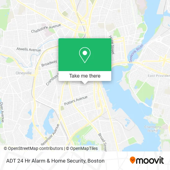 ADT 24 Hr Alarm & Home Security map