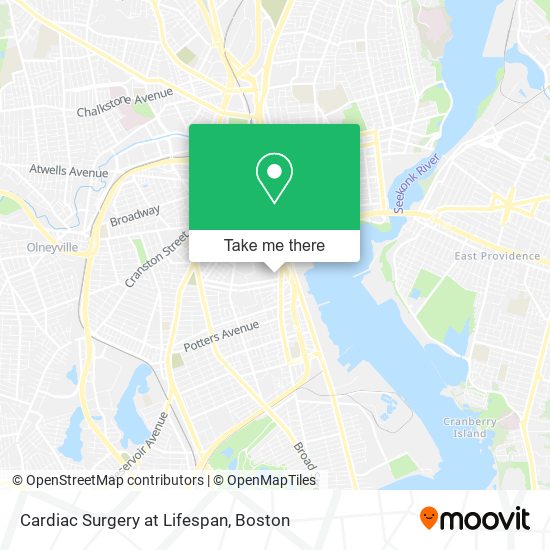 Mapa de Cardiac Surgery at Lifespan