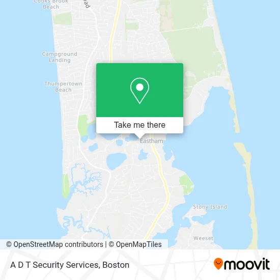 A D T Security Services map