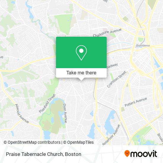 Praise Tabernacle Church map