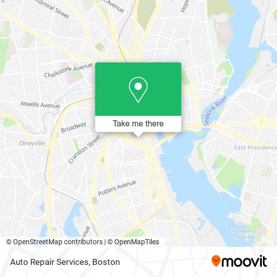 Mapa de Auto Repair Services