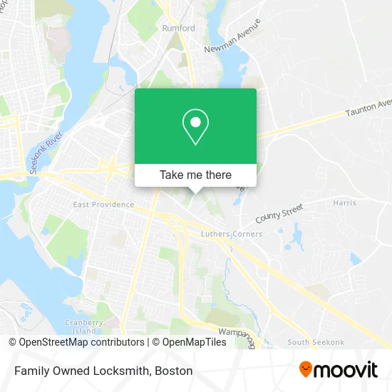 Family Owned Locksmith map
