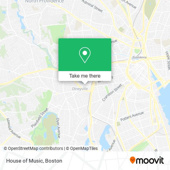 Mapa de House of Music