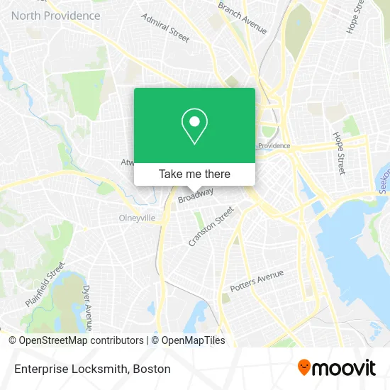 Enterprise Locksmith map