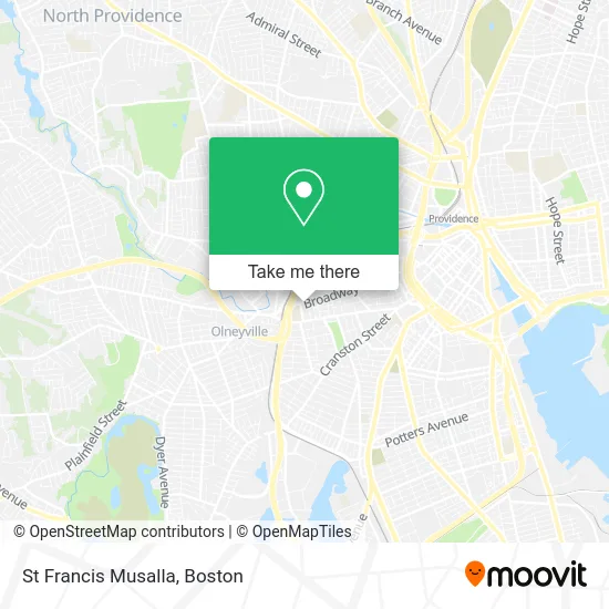 St Francis Musalla map