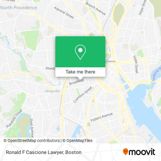 Ronald F Cascione Lawyer map