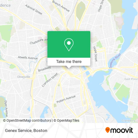 Genex Service map