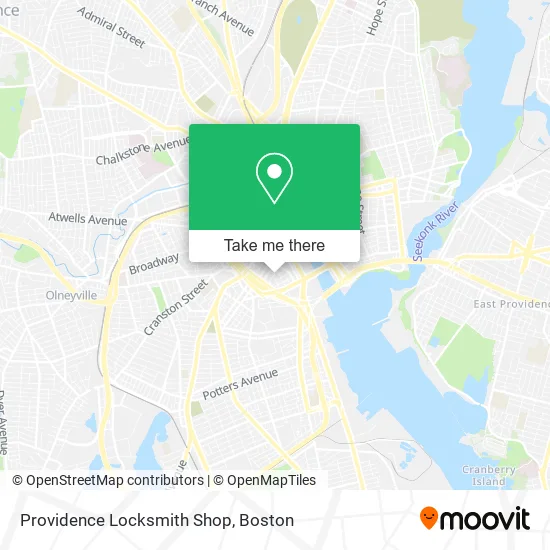 Mapa de Providence Locksmith Shop