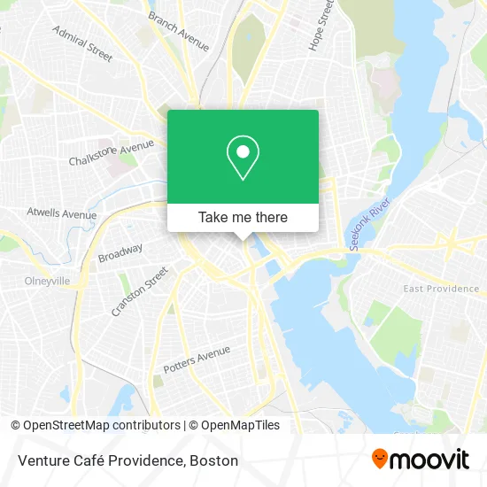 Mapa de Venture Café Providence