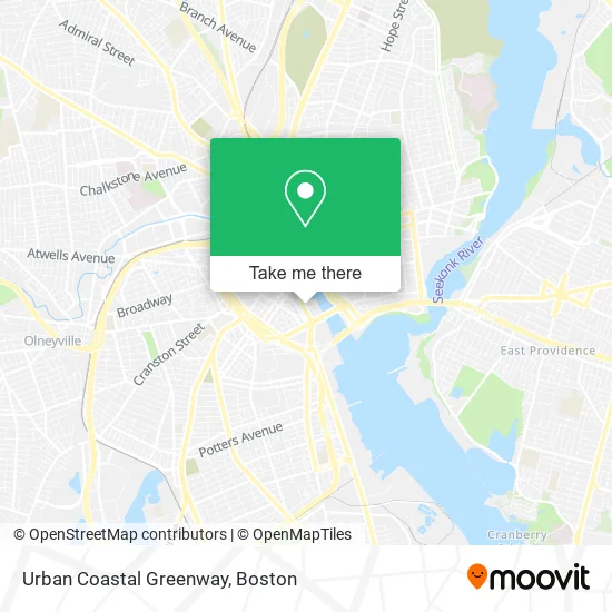 Mapa de Urban Coastal Greenway